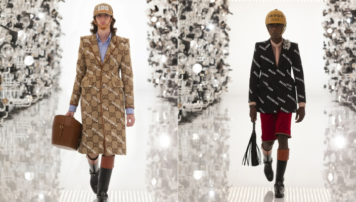 【Gucci x Balenciaga丨以復古華麗結合街頭前衛】兩大時尚品牌這次的聯乘系列由雙方的創意總監親自主理，完美呈現了復古華麗結合街頭前衛的全新美學，為作為百年文藝品牌的GUCCI添上一絲叛逆